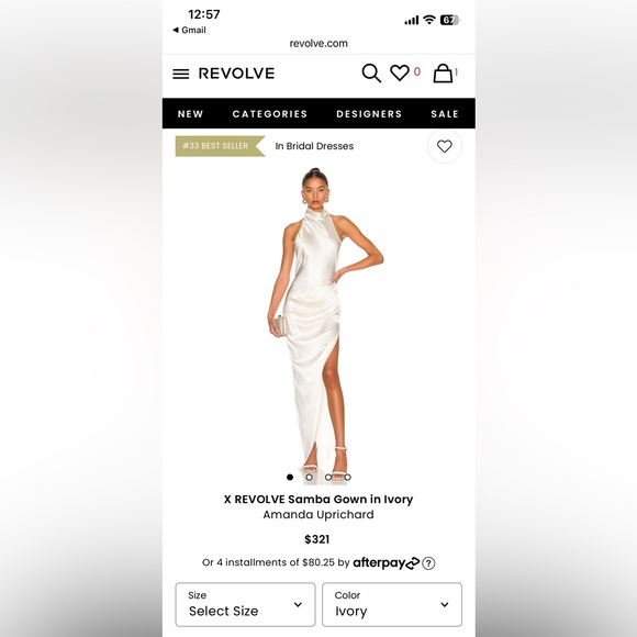 Revolve white halter neck dress - Picture 4 of 5